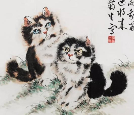 孙菊生为什么这么擅长画猫