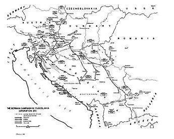 入侵南斯拉夫之战的结果如何 战争的过程是什么样的