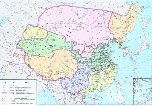 东汉疆域图:东汉时期中国疆域图是怎样的