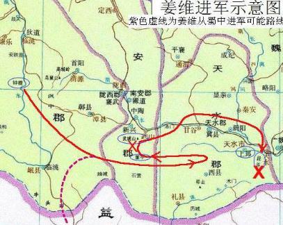 姜维北伐十一次打到什么地方 最远到底哪里