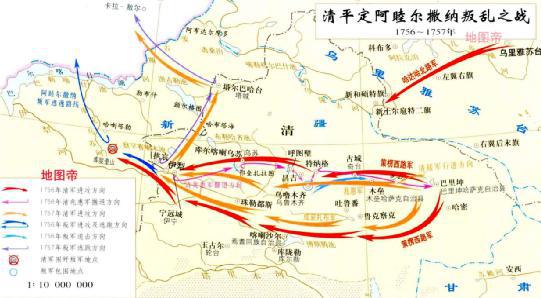 清朝乾隆为什么急于平定准噶尔汗达瓦齐叛乱