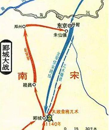 郾城大捷是怎么打的