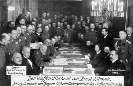 布列斯特和约的来龙去脉是什么样的 和约结果的意义是什么