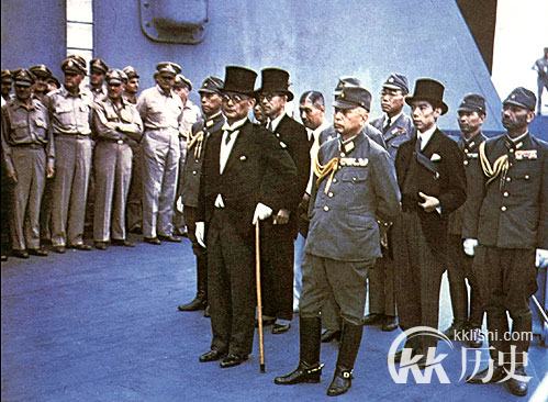 日本的投降书是在哪儿签署的 谁在日本投降书上签了字