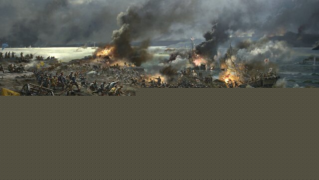 北洋兵忆甲午海战 我舰追不上逃跑的日舰
