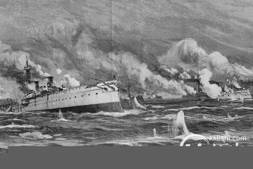 北洋兵忆甲午海战 我舰追不上逃跑的日舰
