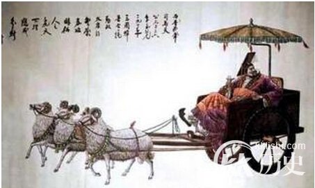古代官员配车：南朝坐羊拉车被视为时尚有品位