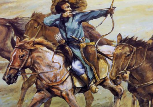 匈奴：中国古代北方游牧民族，兴起于今内蒙古阴山山麓