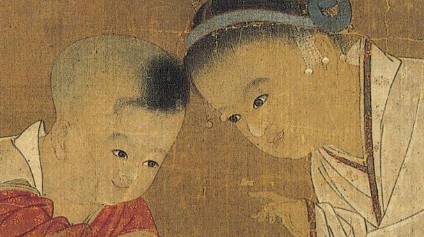 北宋画院待诏苏汉臣简介:尤擅描绘婴儿嬉戏之景和货郎担