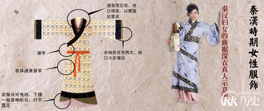 秦朝女性服饰的特点 解析秦朝女性服饰的发展史
