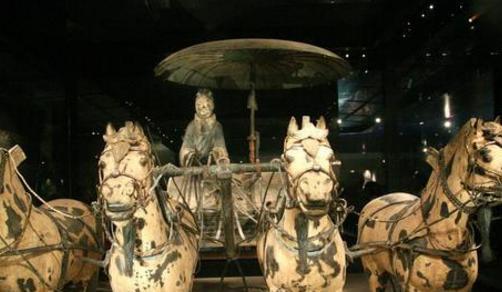 秦始皇兵马俑两排俑之间的土堆是什么