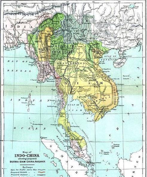 法属印度支那简介 殖民地的范围大致到什么地方