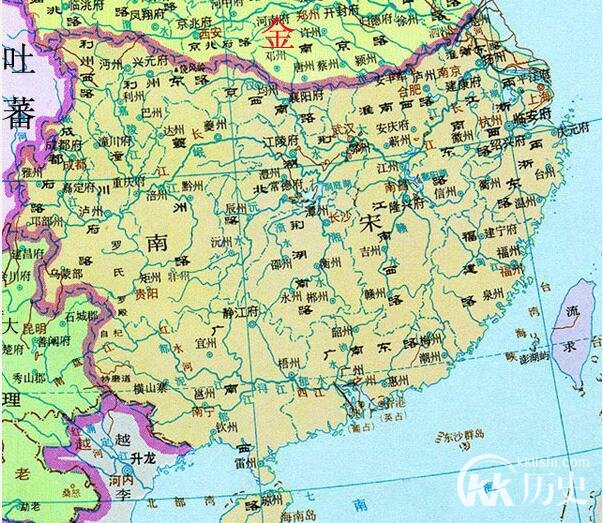 南宋地图：为何南宋的地图不断缩小