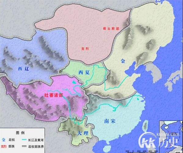 南宋地图：为何南宋的地图不断缩小