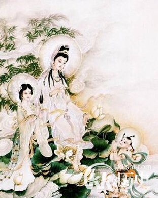 神话传说“龙女拜观音”的主人公是谁？