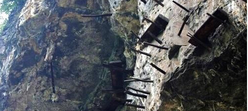 古代贵族盛行悬棺 千年悬棺之谜（图）