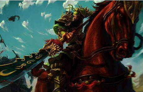 关羽为什仫要带绿帽子