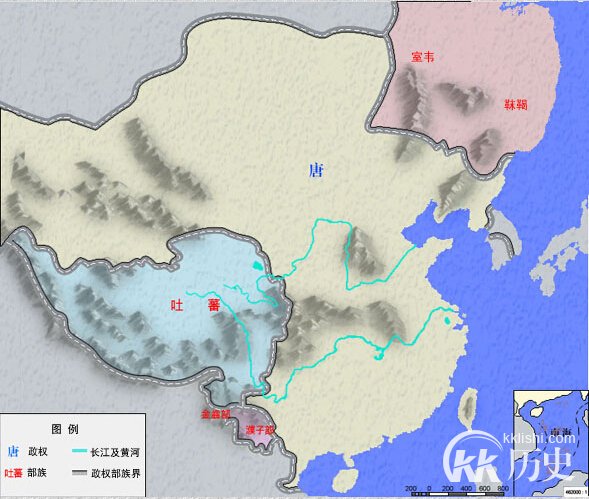 唐朝地图：历史上的唐朝疆域有多大