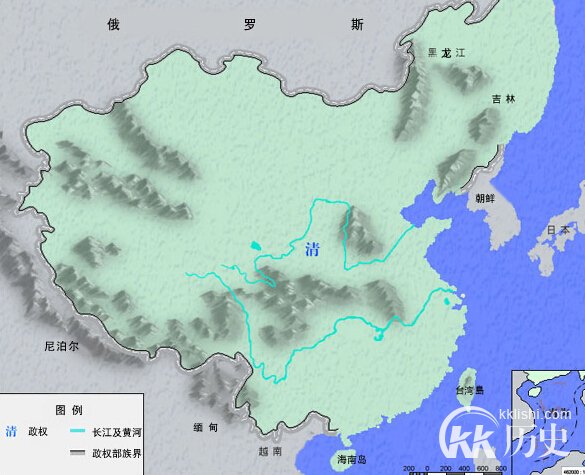 清朝地图：历史上清朝的疆域有多大