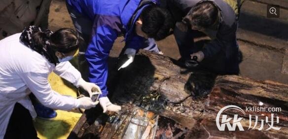 西汉海昏侯墓主棺外棺打开 精美玉器令人惊叹