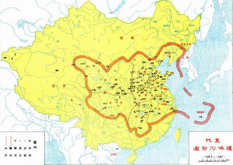 夏朝的疆域有多大?夏、商比西周的疆域要大得多