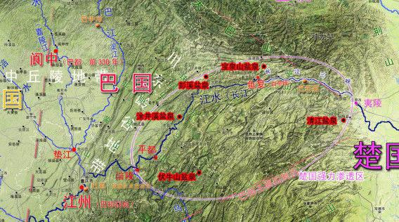 庸国：曾随同周武王灭商，为牧誓八国之一