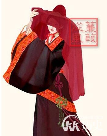 周朝婚礼服饰：男女婚礼服饰原来长这样的（组图）