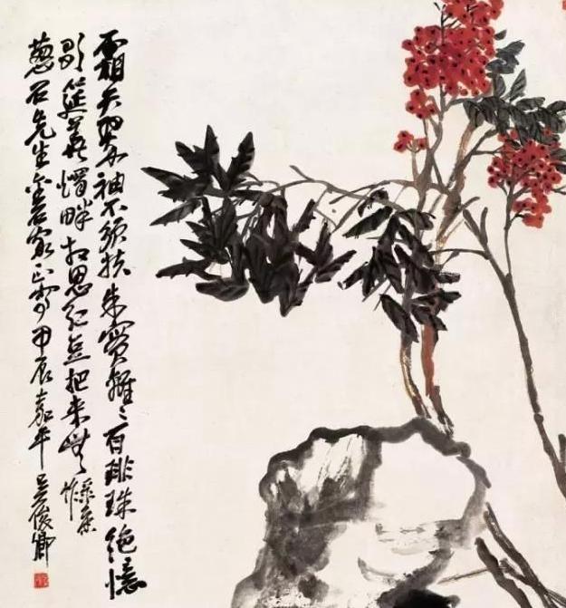 吴昌硕的作品有何特色