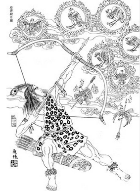 后羿射日的故事:后裔为何要射日
