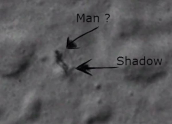 月球上惊现神秘人影