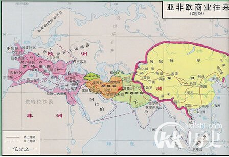 西汉时期世界格局：揭西汉时期的世界格局及地图