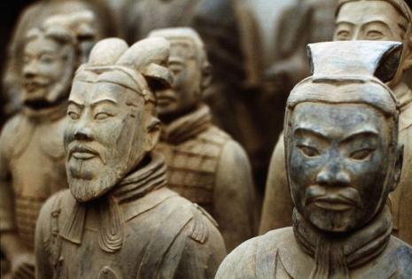 兵马俑最特殊的脸 仅存在45秒就消失了