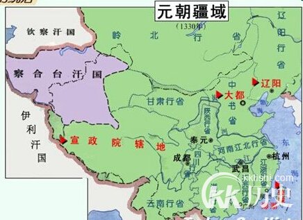 历史上的元朝有哪些藩属国?