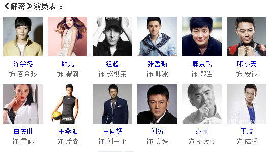 解密的演员有哪些 解密演员表及主要角色介绍