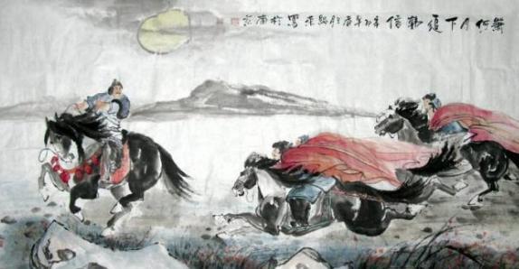 萧何月下追韩信，是韩信的计谋吗