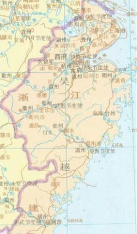 是五代十国时期的十国之一：吴越的发展史