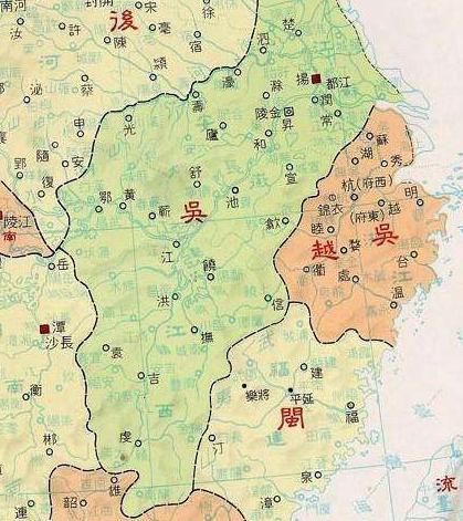 是五代十国时期的十国之一：吴越的发展史