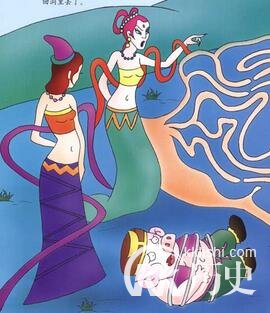 古代神话故事：勇除三头妖