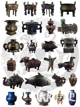 论述夏商西周时期青铜器的特点种类以及作用