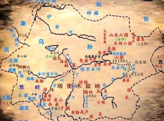 汉代的西域三十六古国是哪些