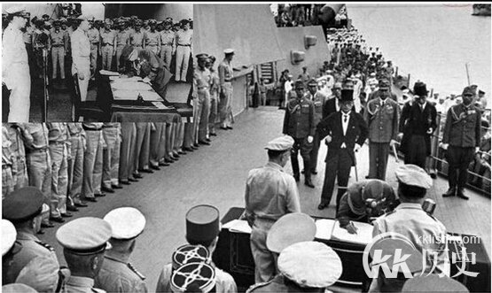 1945年9月3日9时日本无条件投降签字仪式(组图)