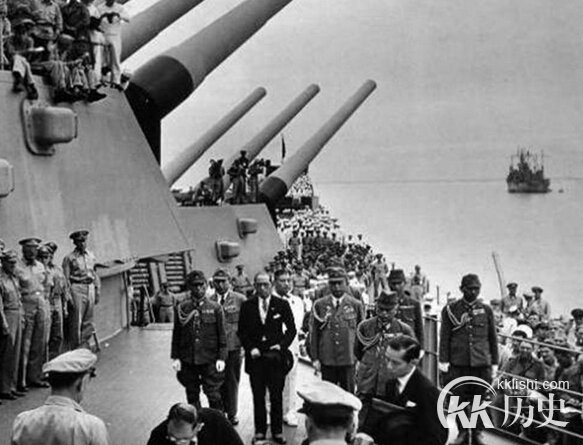 1945年9月3日9时日本无条件投降签字仪式(组图)