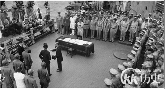 1945年9月3日9时日本无条件投降签字仪式(组图)