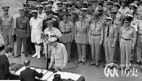 1945年9月3日9时日本无条件投降签字仪式(组图)
