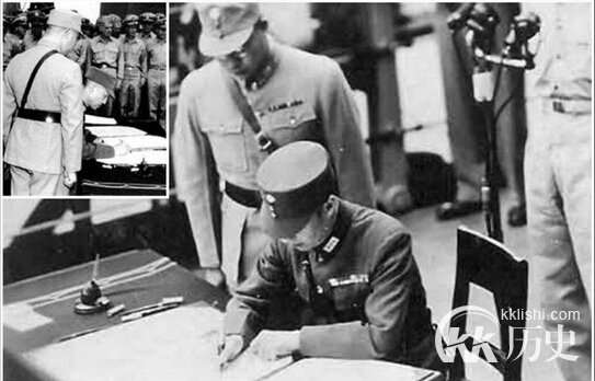 1945年9月3日9时日本无条件投降签字仪式（组图）