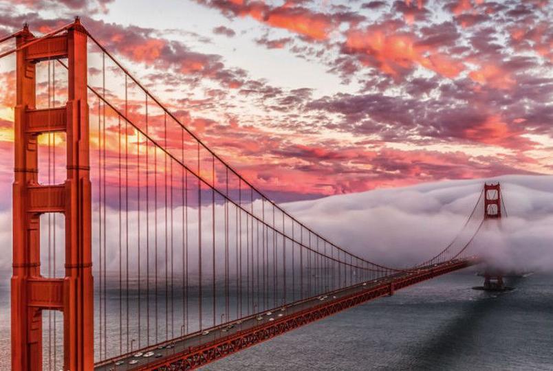 美国金门大桥简介 该大桥位于美国的哪个大州之上