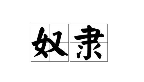 奴隶：失去人身自由并被他人任意驱使的，为他们做事的人