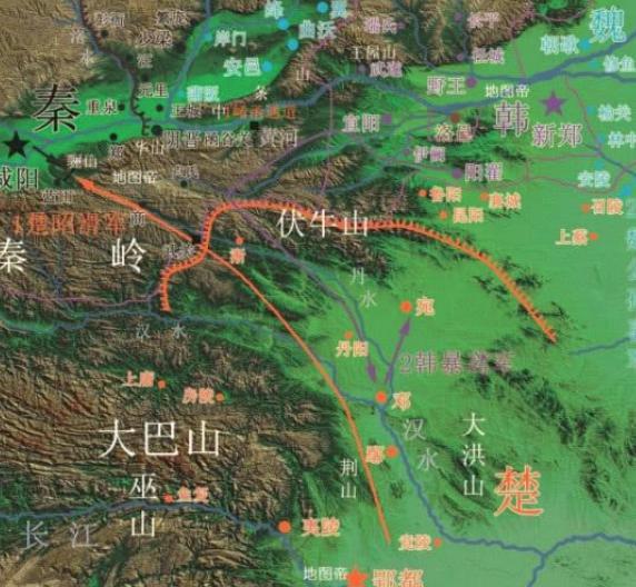 蓝田之战：秦国、韩国、魏国、楚国的四国大战