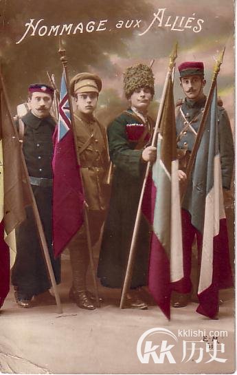 第一次世界大战罕见记录彩照 再现一战前线场景