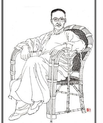 白蕉:能篆刻,精书法,亦擅长画兰,能诗文